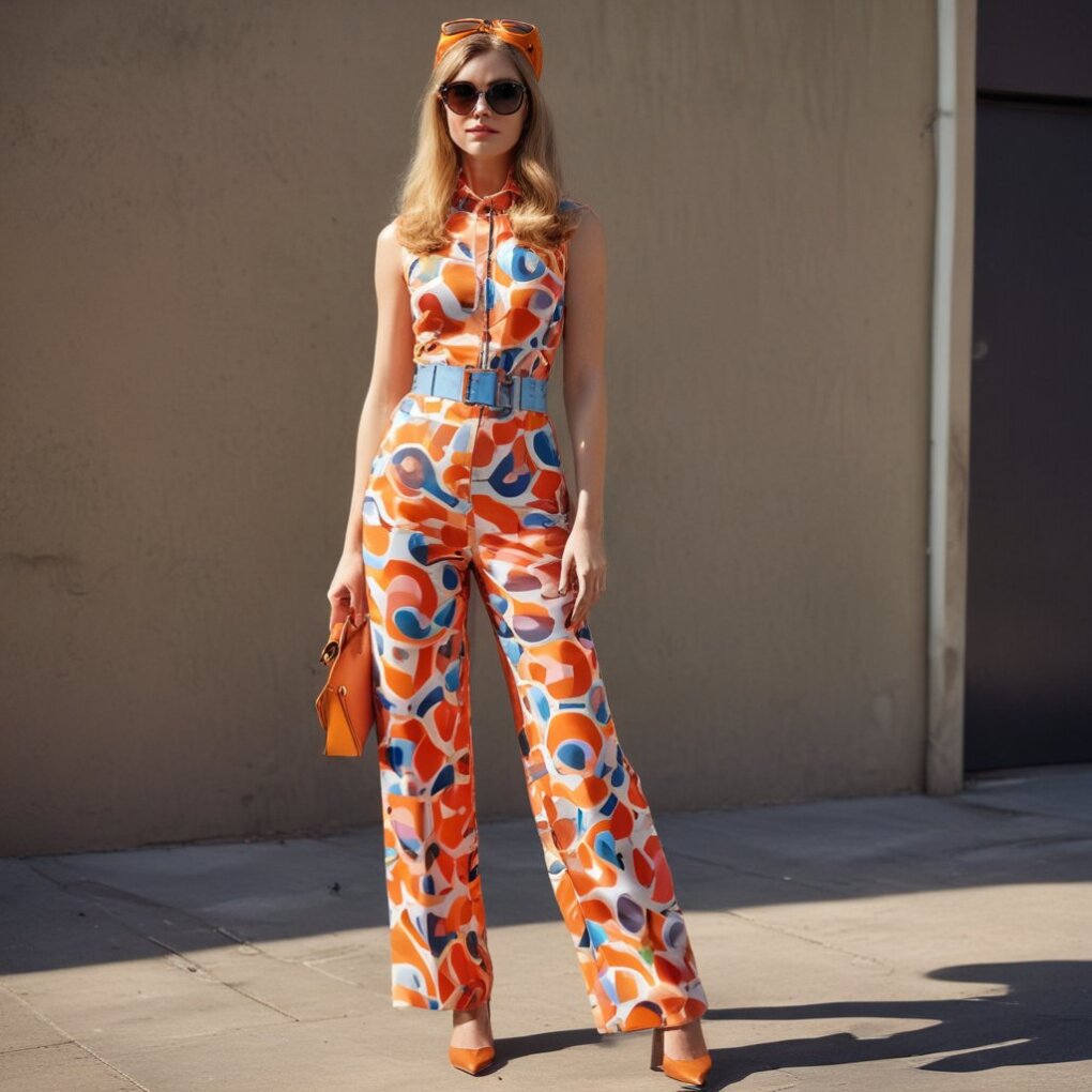 60s Mod Jumpsuit