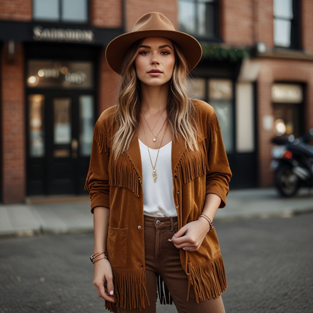 70s Suede Fringe Jacket