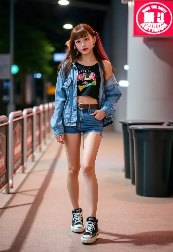 Casual Gyaru Street Style