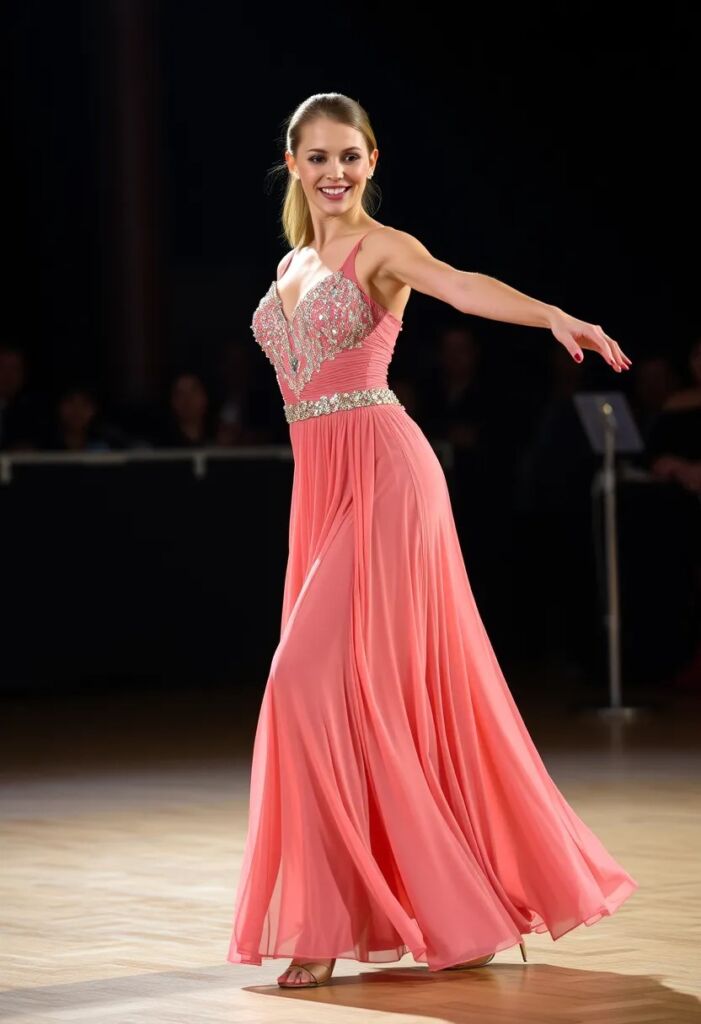 Elegant Ballroom Standard Dress