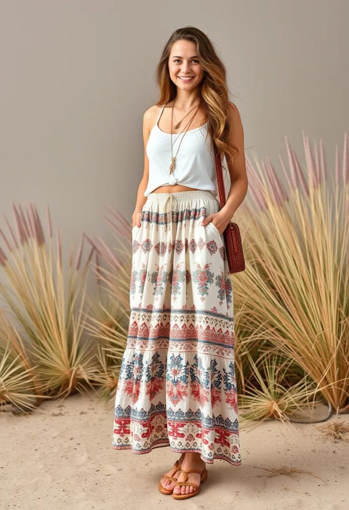 Flowing Maxi Skirt