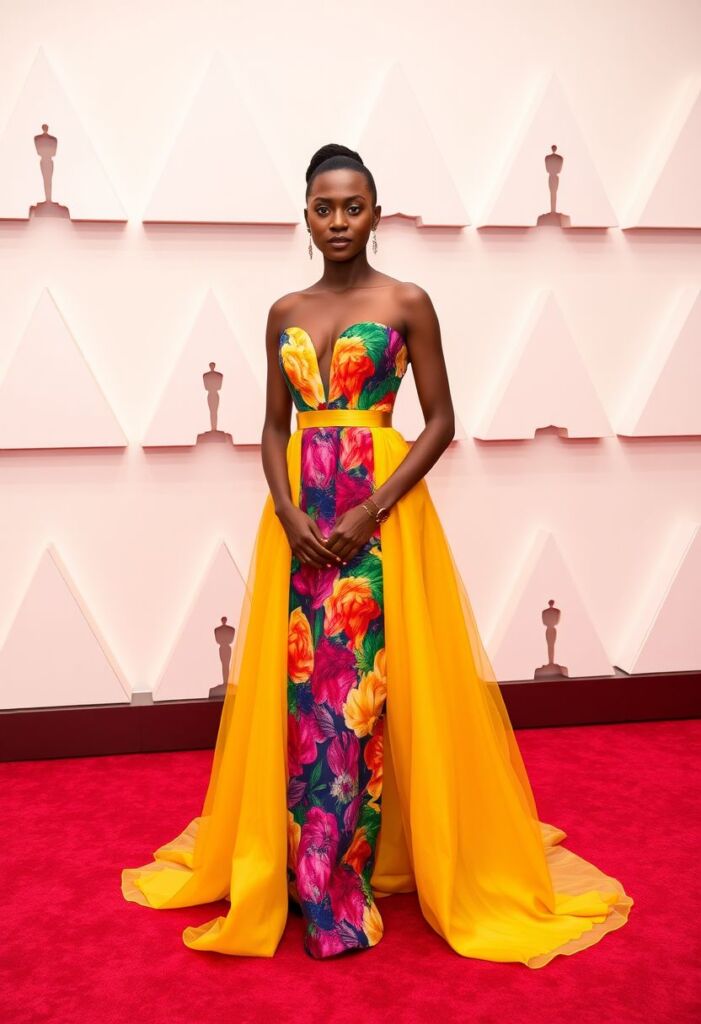 Lupita Nyong’o’s Colorful Elegance