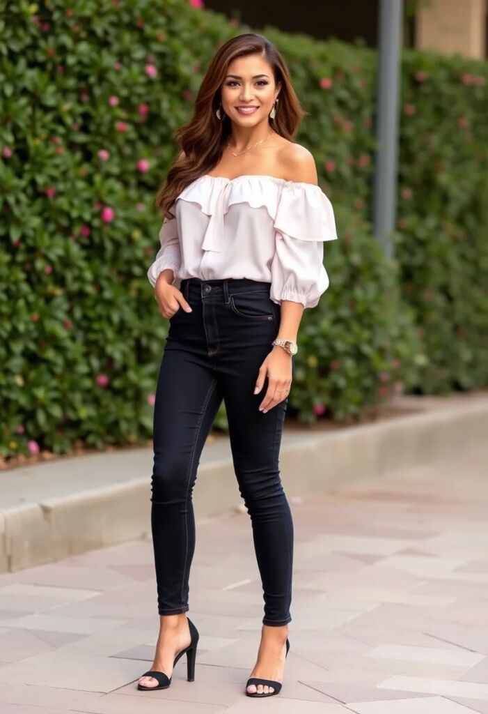 Off-Shoulder Blouse