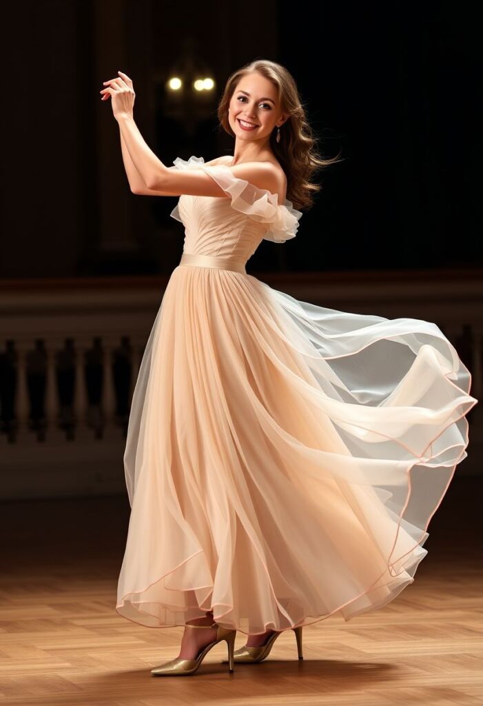 Romantic Viennese Waltz Dress