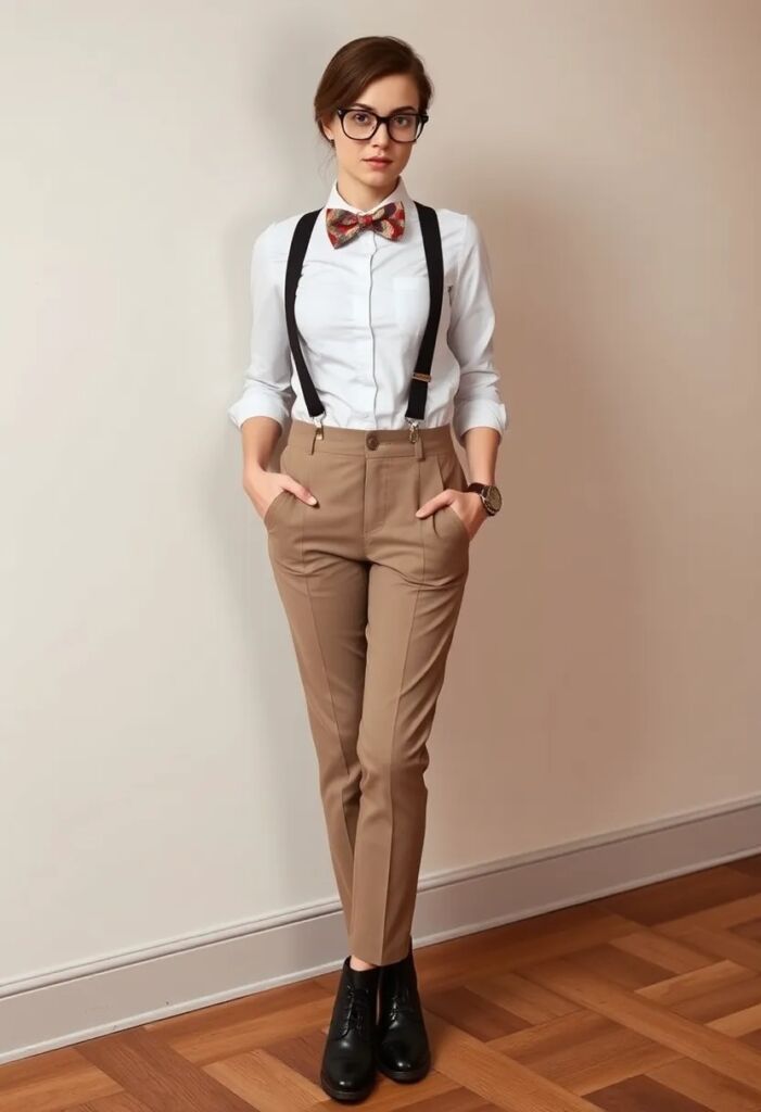 Suspenders & Bow Tie